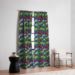 83 Oranges A Beautifully Dark Mind Blackout Window Curtain