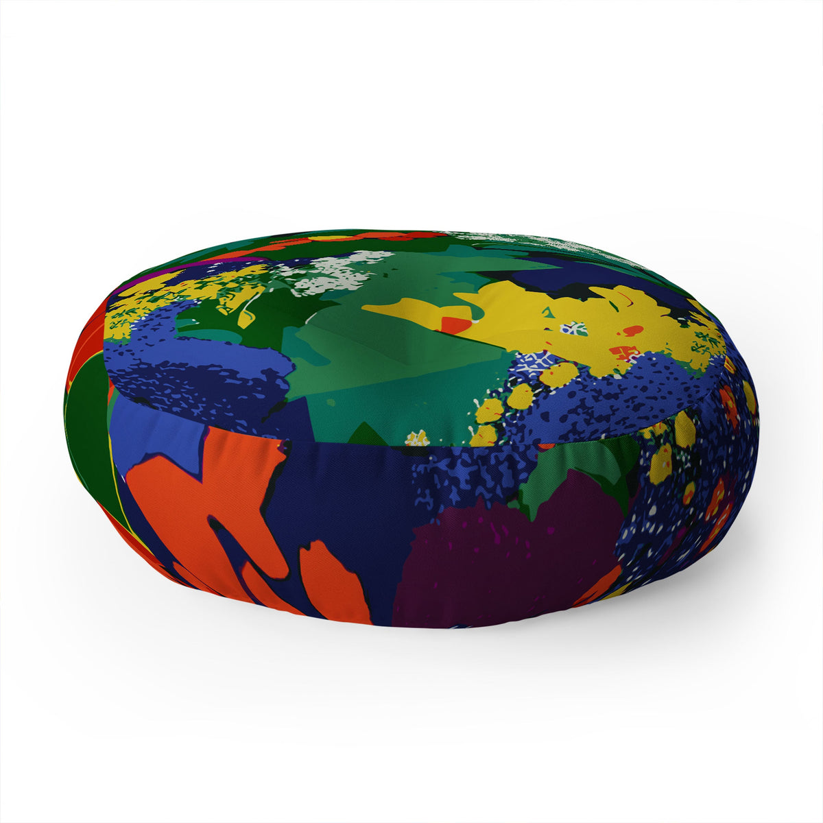 83 Oranges A Beautifully Dark Mind Floor Pillow Round
