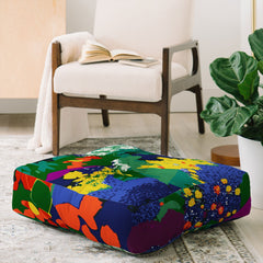 83 Oranges A Beautifully Dark Mind Floor Pillow Square