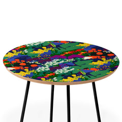 83 Oranges A Beautifully Dark Mind Round Side Table