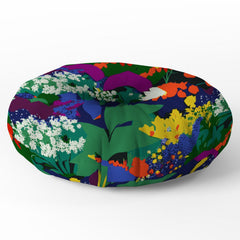 83 Oranges A Beautifully Dark Mind Floor Pillow Round