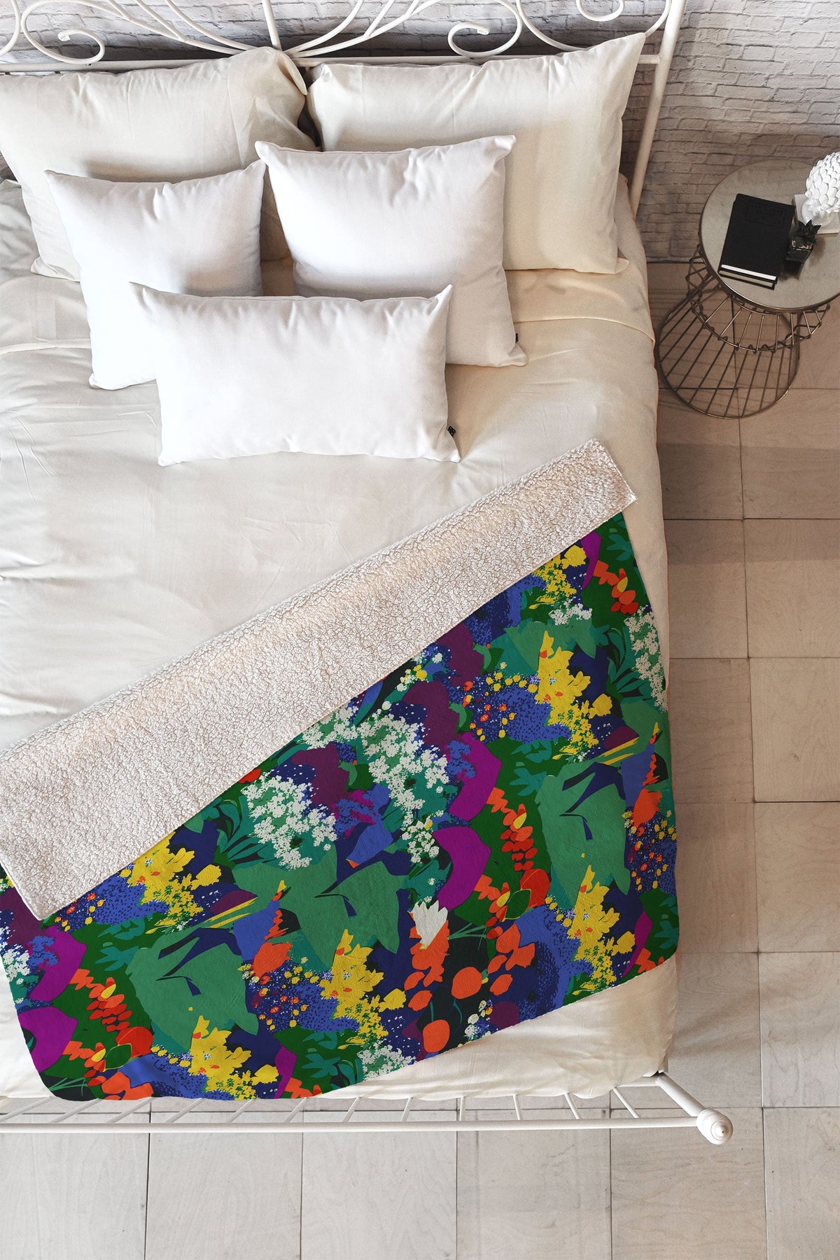 83 Oranges A Beautifully Dark Mind Fleece Throw Blanket