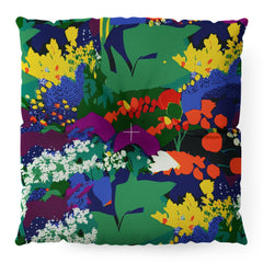 83 Oranges A Beautifully Dark Mind Floor Pillow Square
