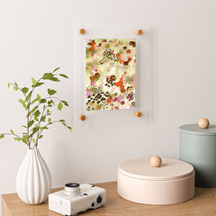 83 Oranges A Sunlit Meadow Floating Acrylic Print
