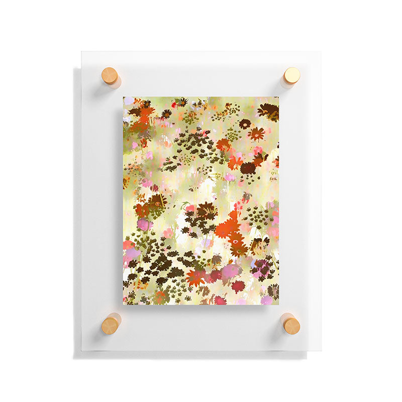 83 Oranges A Sunlit Meadow Floating Acrylic Print