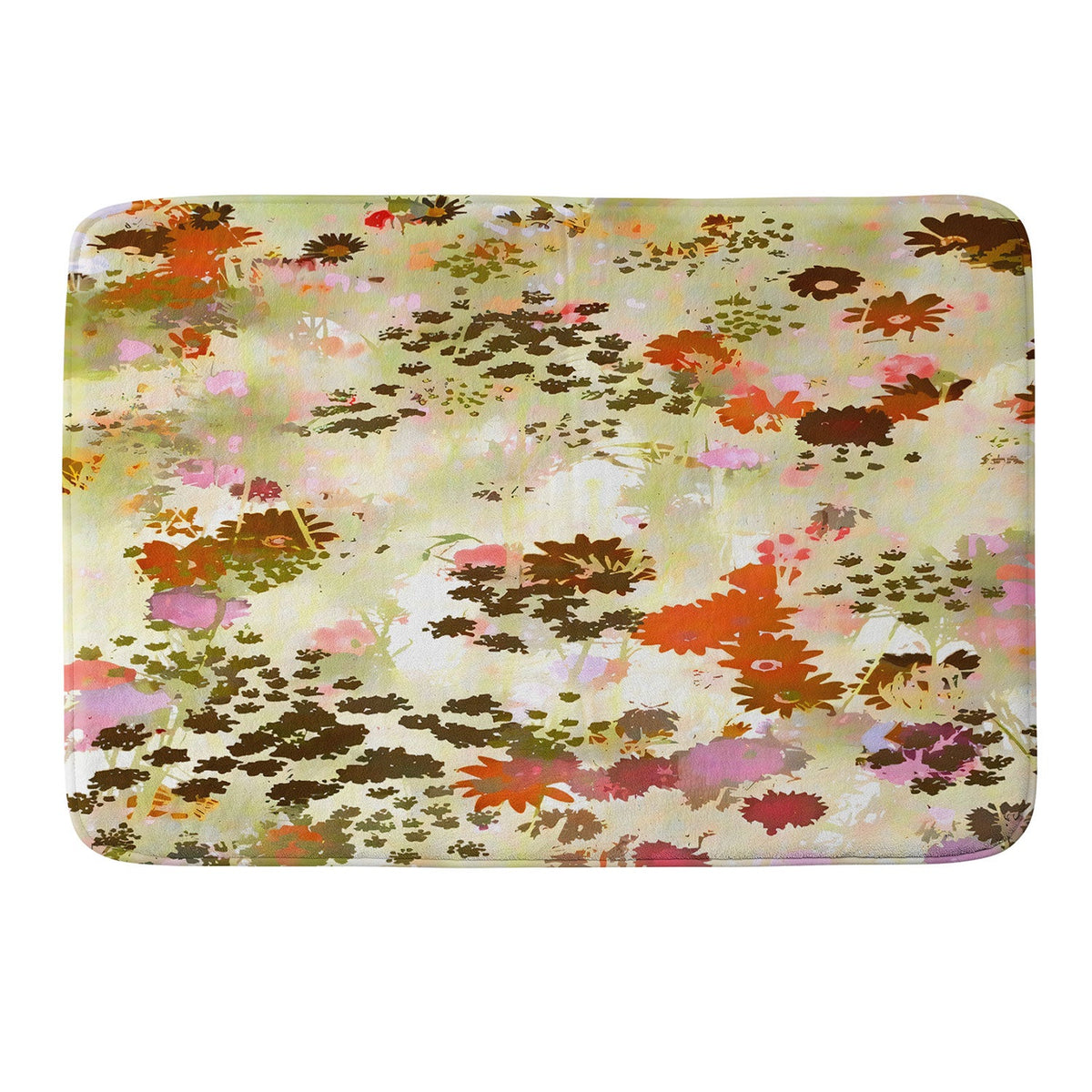 83 Oranges A Sunlit Meadow Memory Foam Bath Mat
