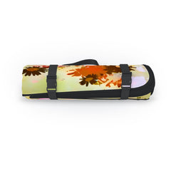 83 Oranges A Sunlit Meadow Picnic Blanket