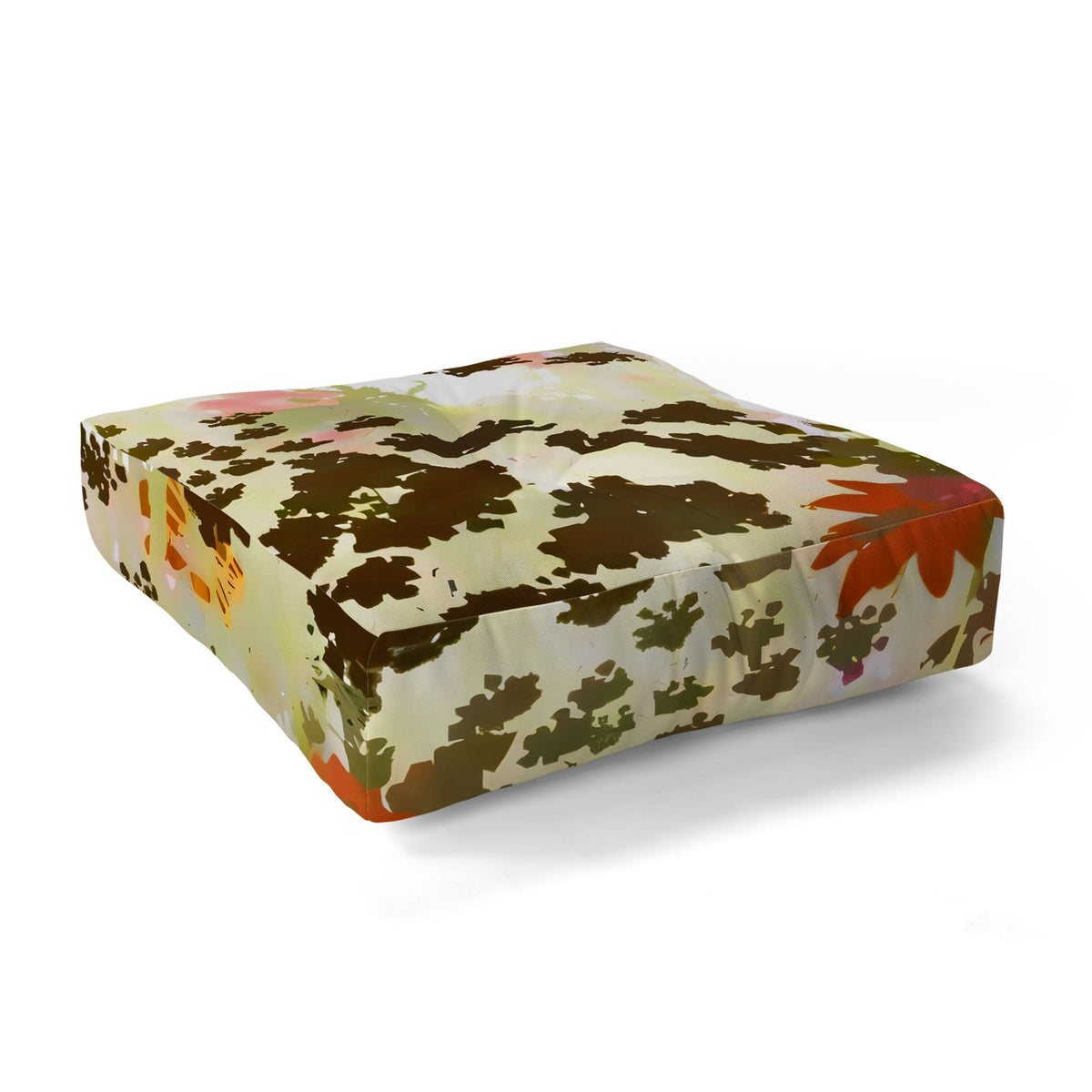 83 Oranges A Sunlit Meadow Floor Pillow Square