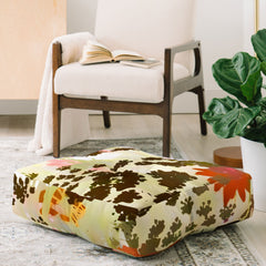 83 Oranges A Sunlit Meadow Floor Pillow Square