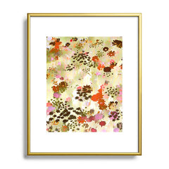83 Oranges A Sunlit Meadow Metal Framed Art Print
