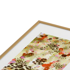 83 Oranges A Sunlit Meadow Metal Framed Art Print
