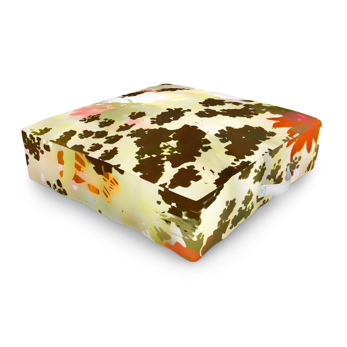 83 Oranges A Sunlit Meadow Outdoor Floor Cushion