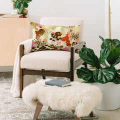 83 Oranges A Sunlit Meadow Oblong Throw Pillow