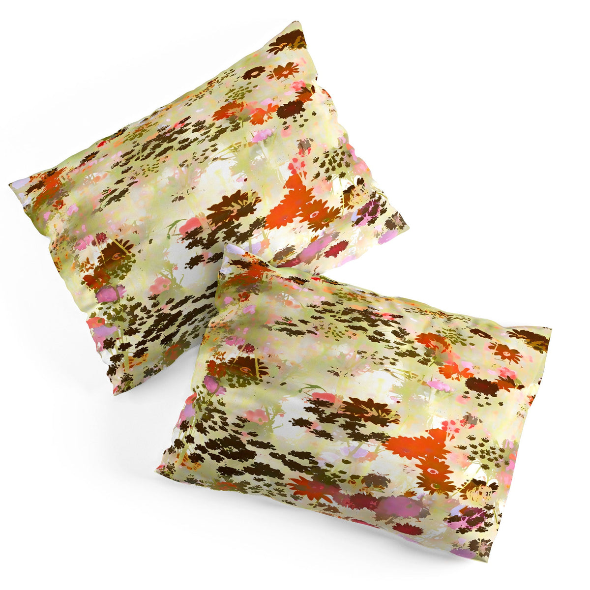 83 Oranges A Sunlit Meadow Pillow Shams