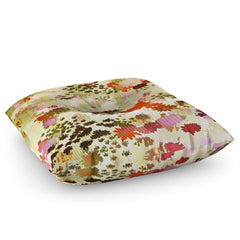83 Oranges A Sunlit Meadow Floor Pillow Square