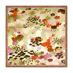 83 Oranges A Sunlit Meadow Square Tray