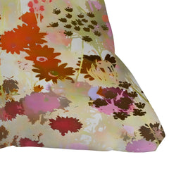 83 Oranges A Sunlit Meadow Throw Pillow