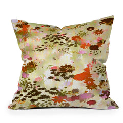 83 Oranges A Sunlit Meadow Throw Pillow