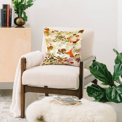 83 Oranges A Sunlit Meadow Throw Pillow
