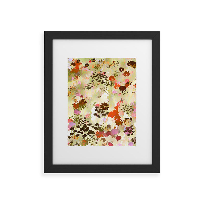 83 Oranges A Sunlit Meadow Framed Art Print