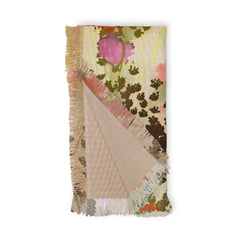 83 Oranges A Sunlit Meadow Throw Blanket