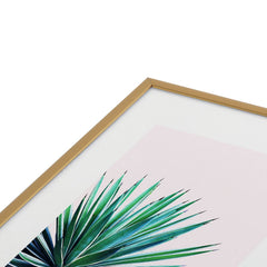 83 Oranges Agave Love Metal Framed Art Print