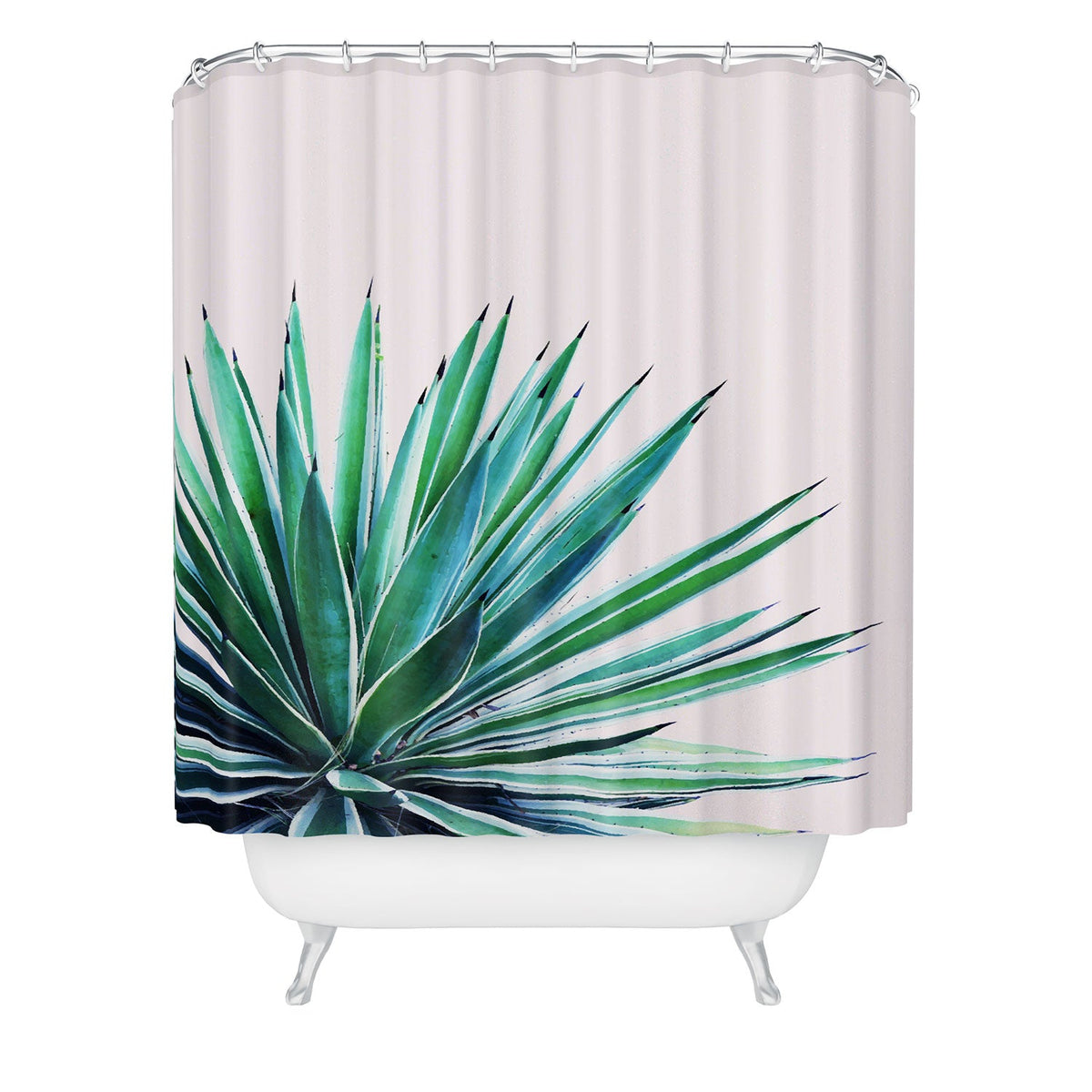 83 Oranges Agave Love Shower Curtain