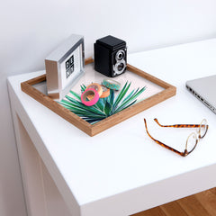 83 Oranges Agave Love Square Tray