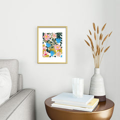 83 Oranges Aksa Metal Framed Art Print