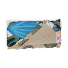 83 Oranges Aksa Throw Blanket