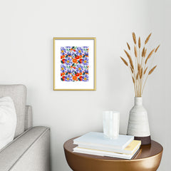 83 Oranges Alia Metal Framed Art Print