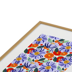 83 Oranges Alia Metal Framed Art Print