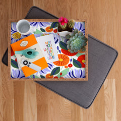 83 Oranges Alia Rectangular Tray