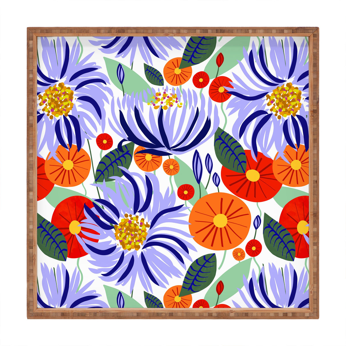 83 Oranges Alia Square Tray