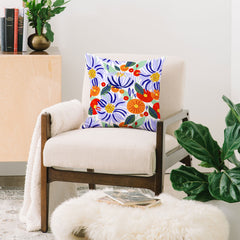 83 Oranges Alia Throw Pillow