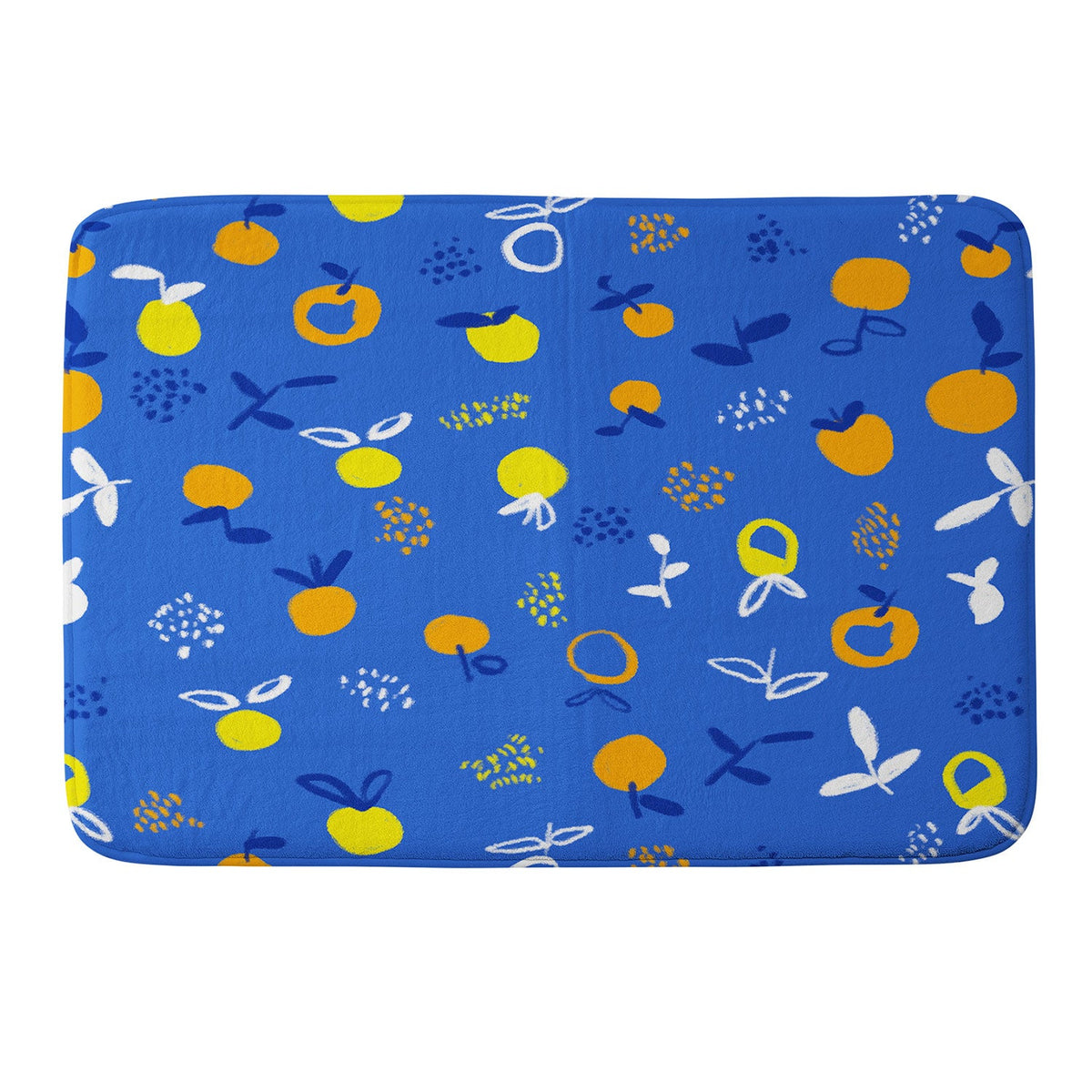 83 Oranges Always Summer In Good Company Memory Foam Bath Mat