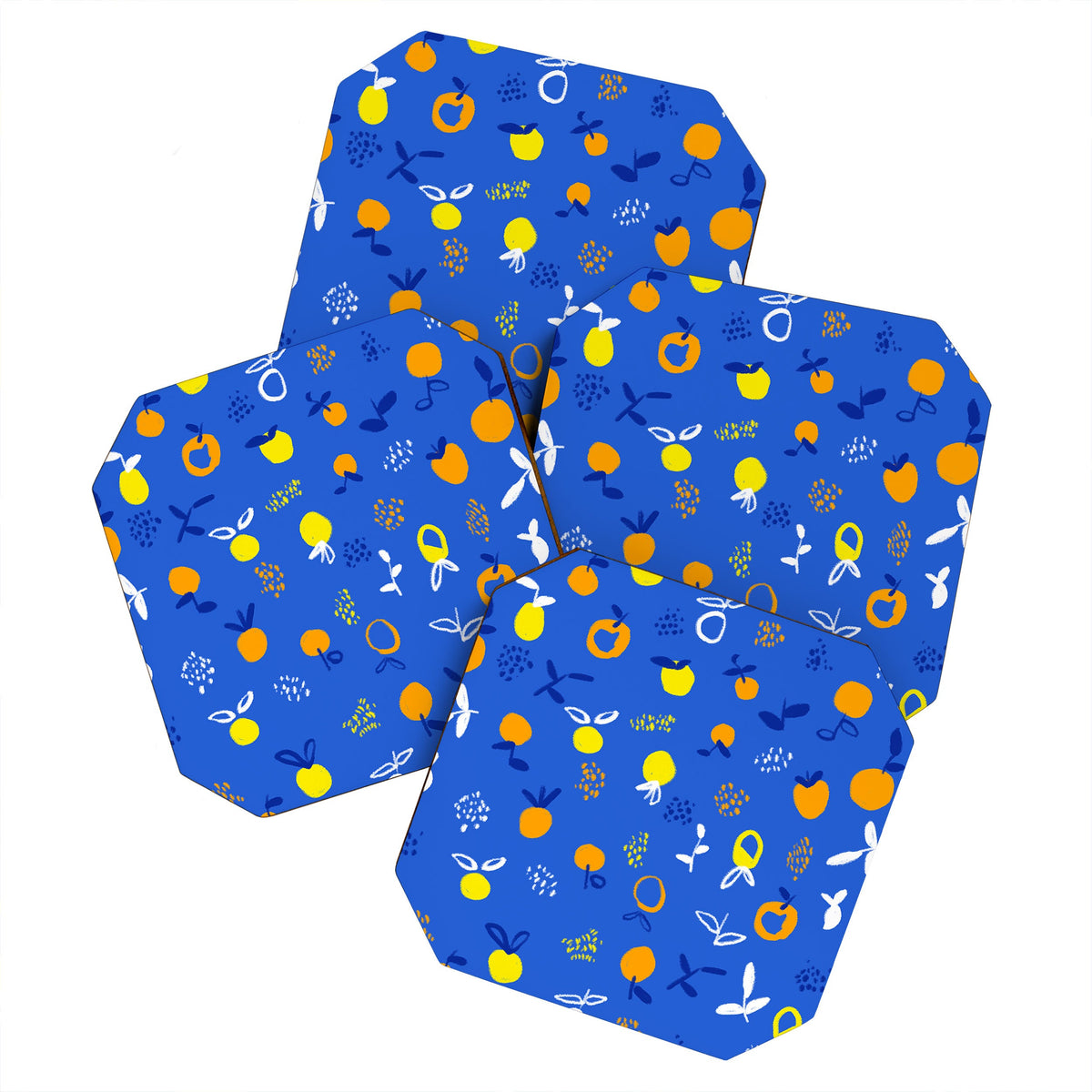 83 Oranges Always Summer In Good Company Coaster Set