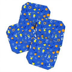 83 Oranges Always Summer In Good Company Coaster Set