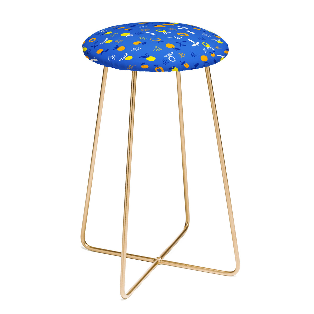 83 Oranges Always Summer In Good Company Counter Stool