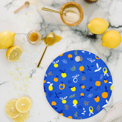 83 Oranges Always Summer In Good Company Cutting Board Round