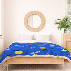 83 Oranges Always Summer In Good Company Duvet Cover