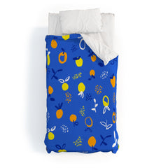 83 Oranges Always Summer In Good Company Duvet Cover