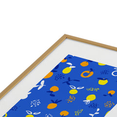 83 Oranges Always Summer In Good Company Metal Framed Art Print