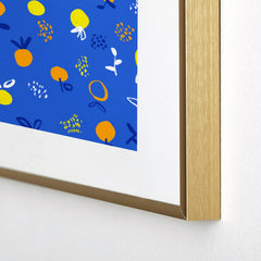 83 Oranges Always Summer In Good Company Metal Framed Art Print