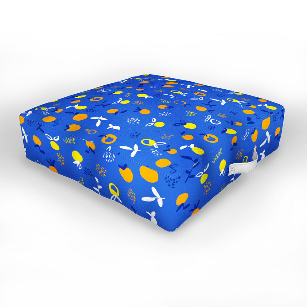 83 Oranges Always Summer In Good Company Outdoor Floor Cushion