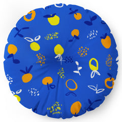 83 Oranges Always Summer In Good Company Floor Pillow Round