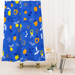 83 Oranges Always Summer In Good Company Shower Curtain