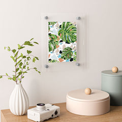 83 Oranges And I Find Missing Pieces Floating Acrylic Print