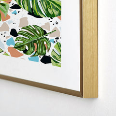 83 Oranges And I Find Missing Pieces Metal Framed Art Print