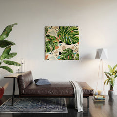 83 Oranges And I Find Missing Pieces Wood Wall Mural